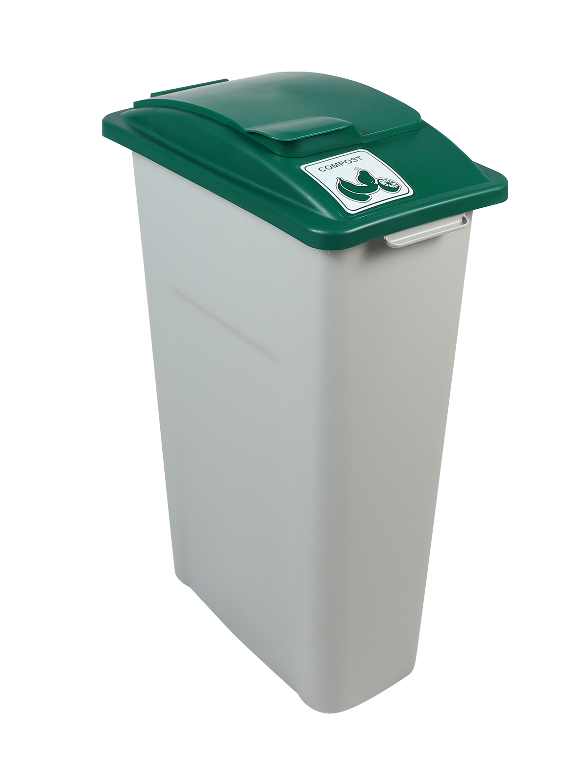废物观察者 - 单堆肥 - 固体升降机 - 灰绿色