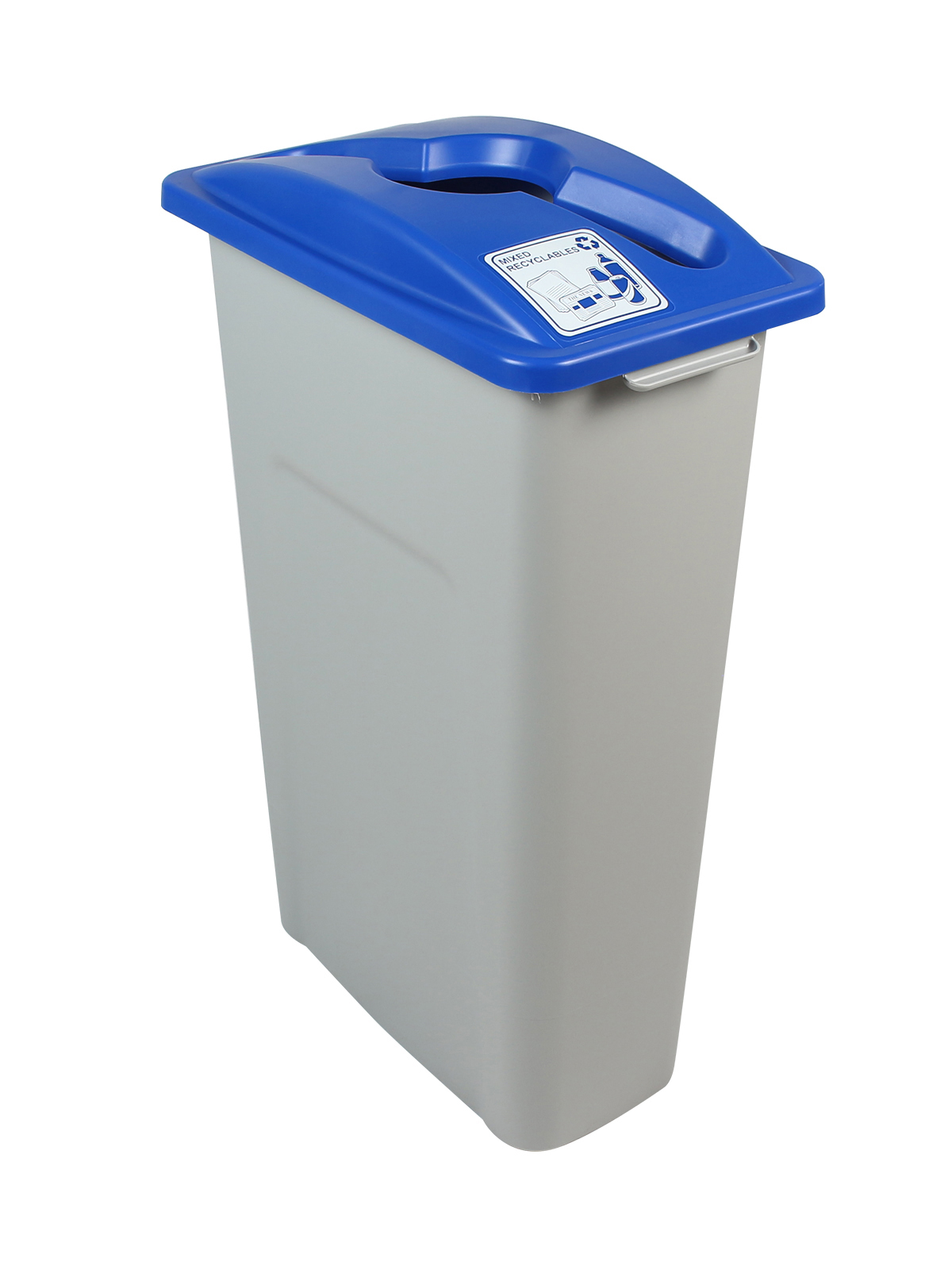 废物观察者 - 单混合回收 - 混合 - 灰蓝色