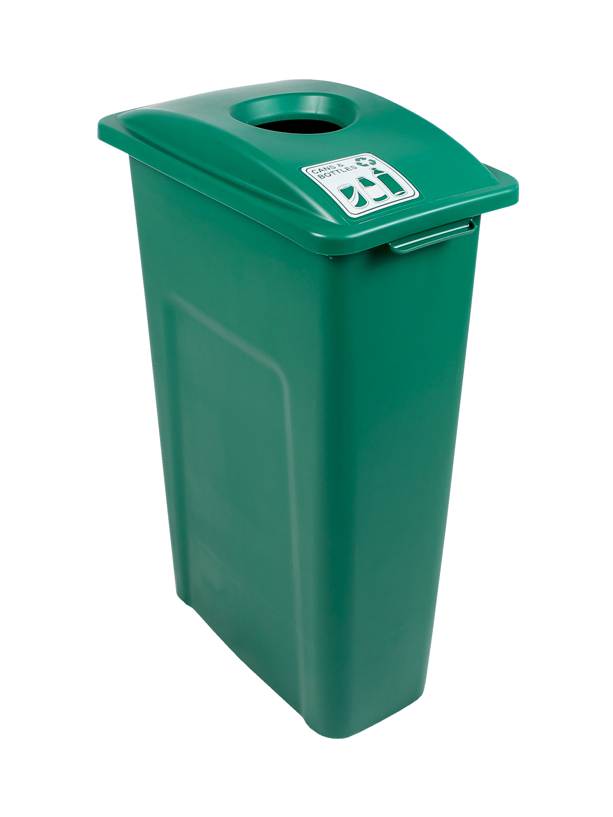 废物观察者 - 单罐和瓶子 - 圈 - 绿色