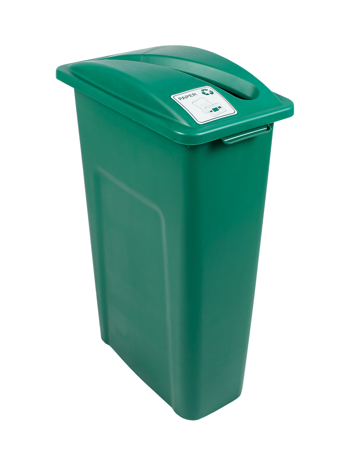 废物观察者 - 单纸 - 槽 - 绿色
