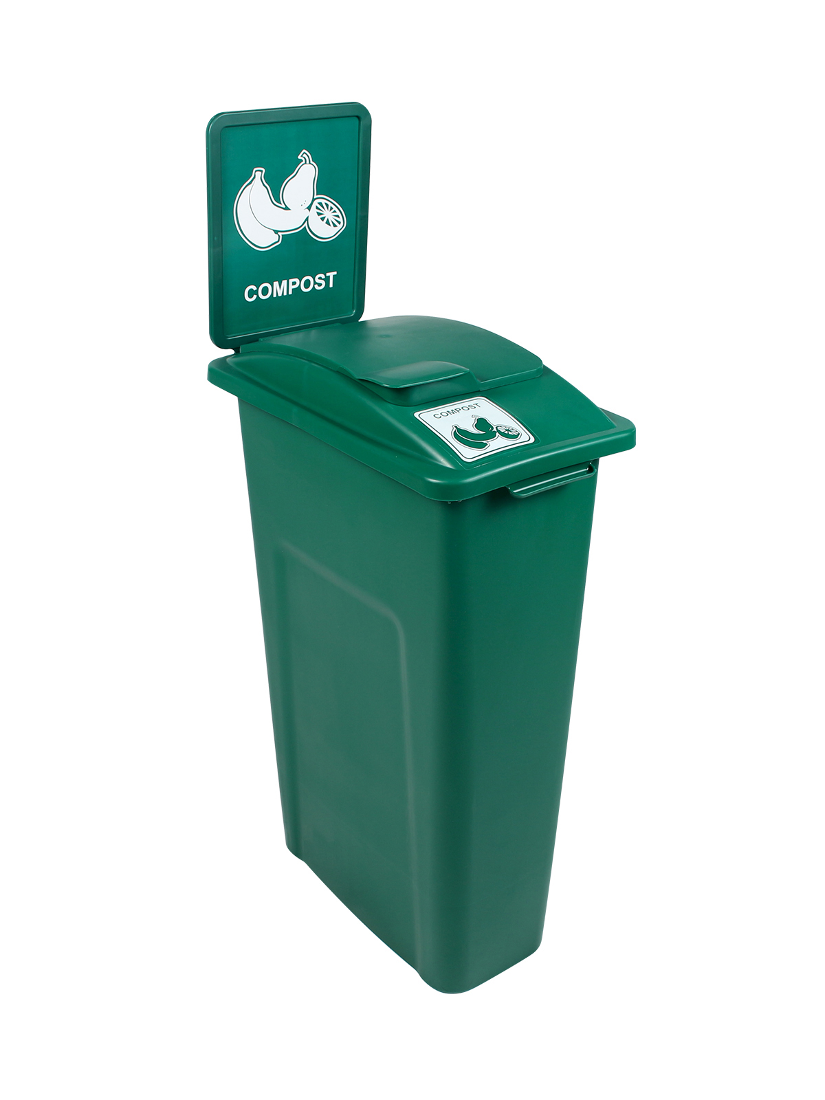 废物观察者 - 单堆肥 - 实心升降机 - 绿色